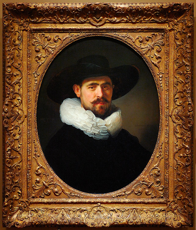 Rembrandt_BeardedMan_WideBrimmedHat_HS7647