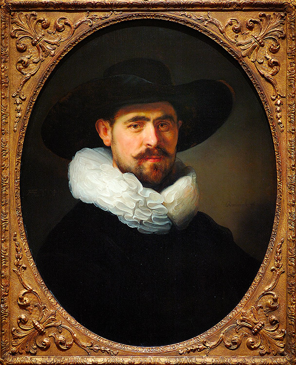 Rembrandt_BeardedMan_WideBrimmedHat_HS7650