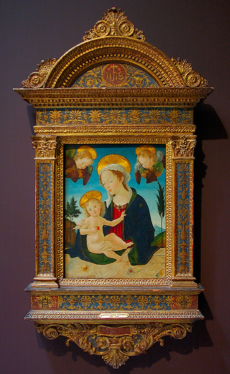 Romano_Madonna_andChild_withCherubim_3502
