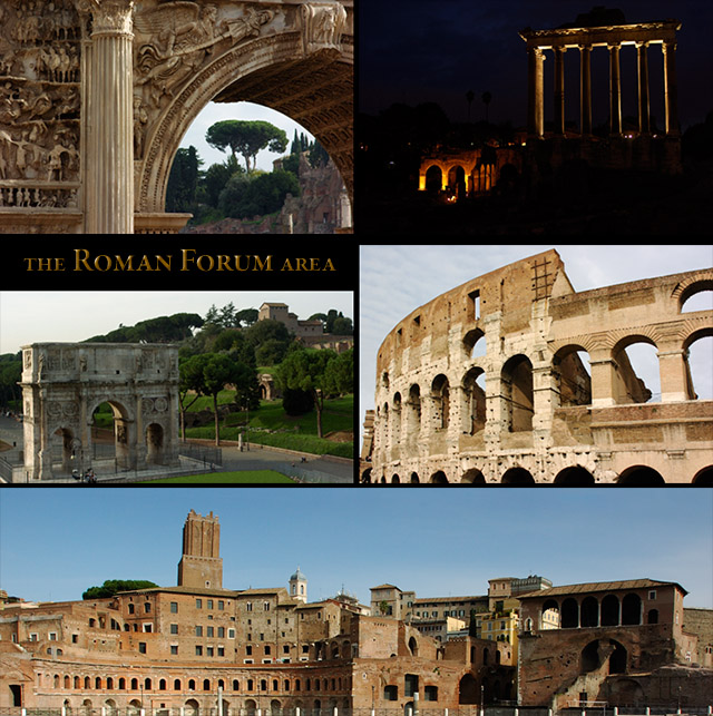 The Roman Forum Area