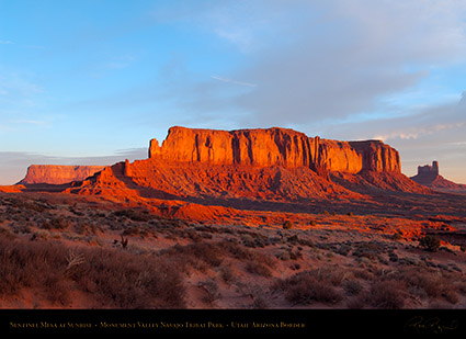 Monument_Valley_Sentinel_Mesa_Sunrise_X9921