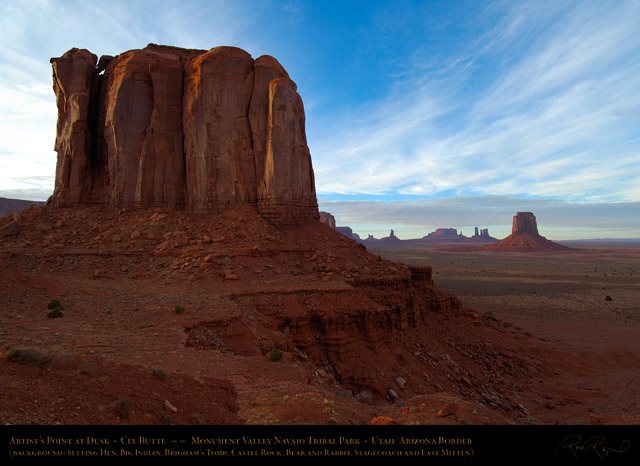 Monument_Valley_Cly_Butte_Artist's_Point_at_Dusk_X1661