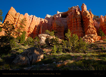 Bryce_Canyon_Fairyland_Wall_at_Sunrise_X1808